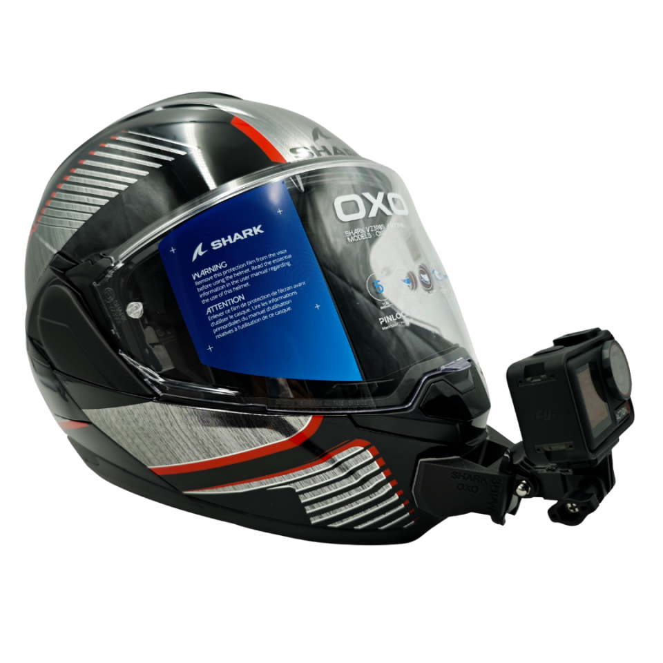 SHARK OXO Kask uyumlu chinmount aksiyon kamera çene bağlantı aparatı seti