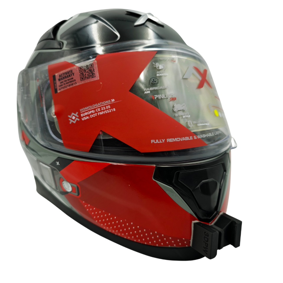 Axor Apex Kask uyumlu chinmount aksiyon kamera çene bağlantı aparatı seti