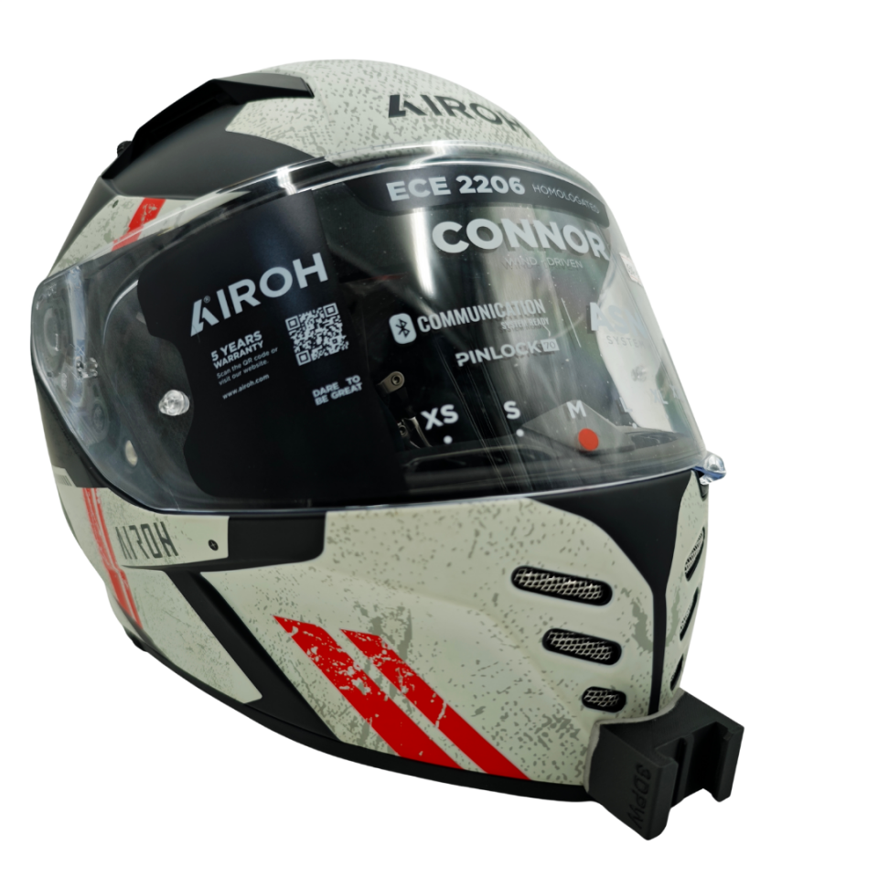 Airoh Cannor Kask uyumlu chinmount aksiyon kamera çene bağlantı aparatı seti