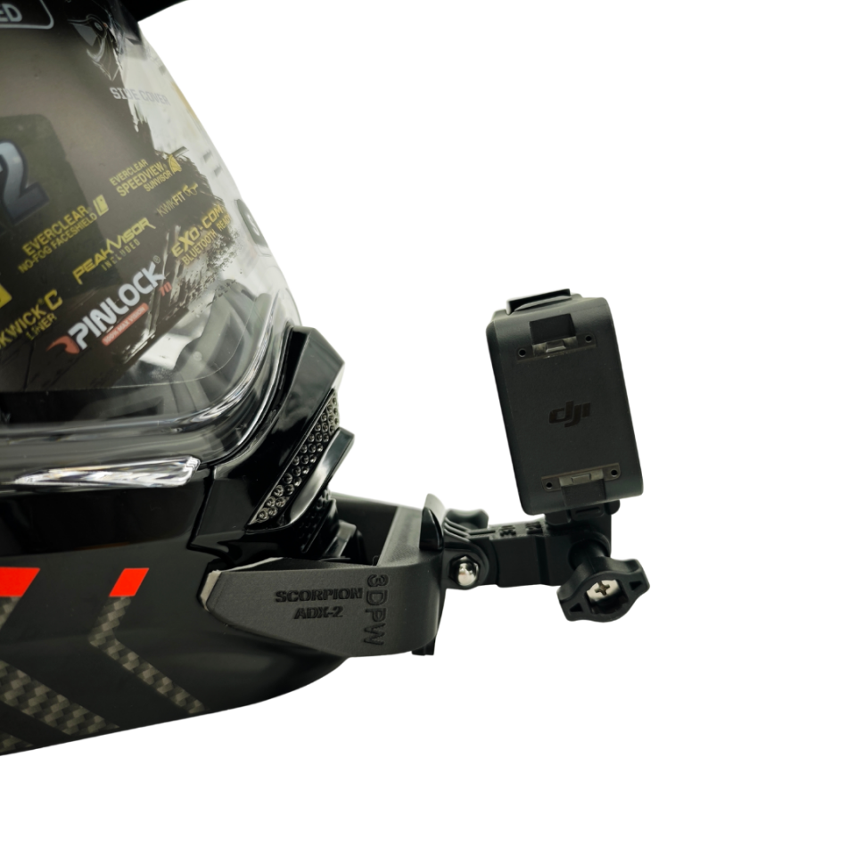 SCORPION ADX-2 Kask uyumlu chinmount aksiyon kamera çene bağlantı aparatı seti