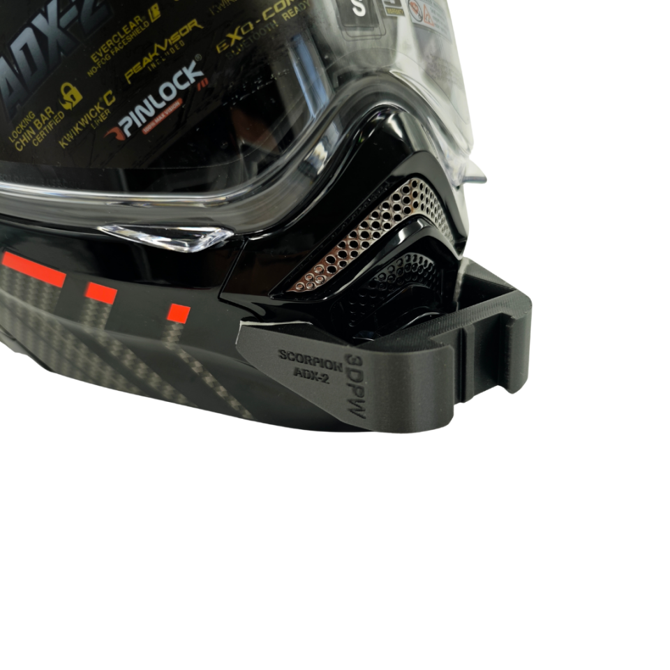 SCORPION ADX-2 Kask uyumlu chinmount aksiyon kamera çene bağlantı aparatı seti