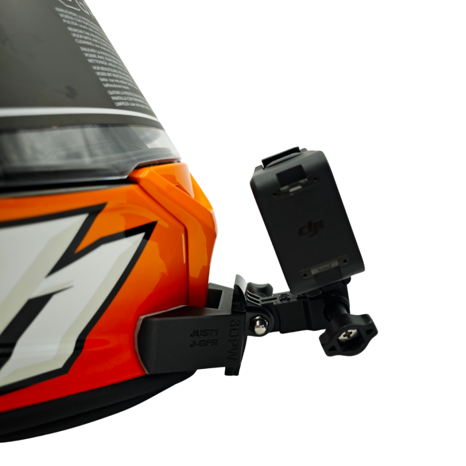 JUST1 J-GPR Kask uyumlu chinmount aksiyon kamera çene bağlantı aparatı seti