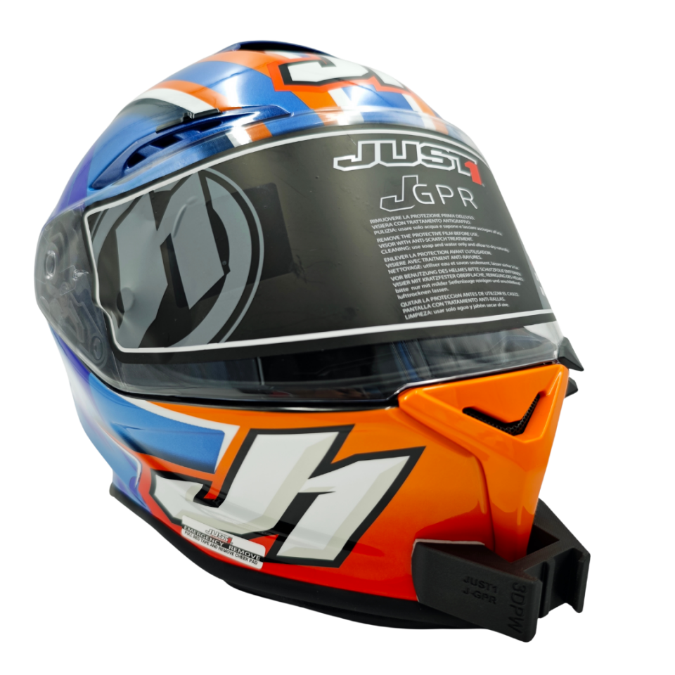 JUST1 J-GPR Kask uyumlu chinmount aksiyon kamera çene bağlantı aparatı seti