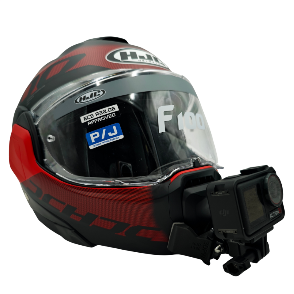 HJC F100 Kask uyumlu chinmount aksiyon kamera çene bağlantı aparatı seti