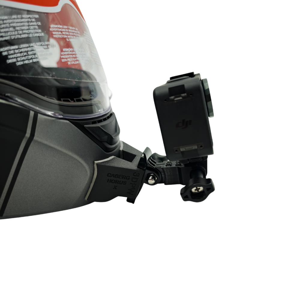 CABERG HORUS X Kask uyumlu chinmount aksiyon kamera çene bağlantı aparatı seti