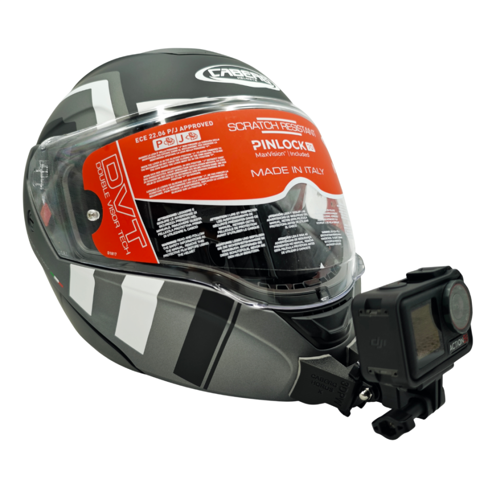 CABERG HORUS X Kask uyumlu chinmount aksiyon kamera çene bağlantı aparatı seti