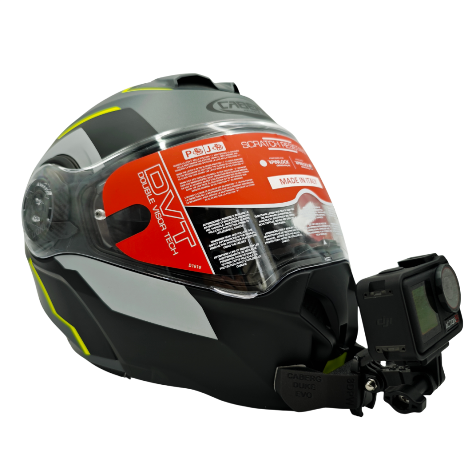CABERG DUKE EVO Kask uyumlu chinmount aksiyon kamera çene bağlantı aparatı seti