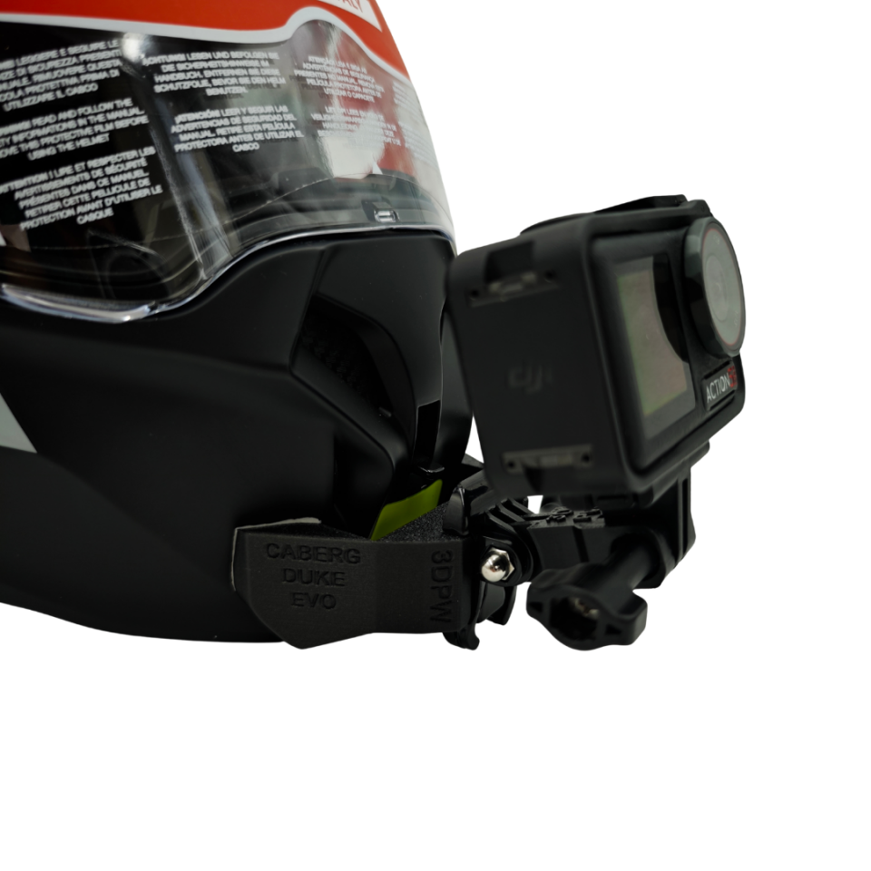 CABERG DUKE EVO Kask uyumlu chinmount aksiyon kamera çene bağlantı aparatı seti