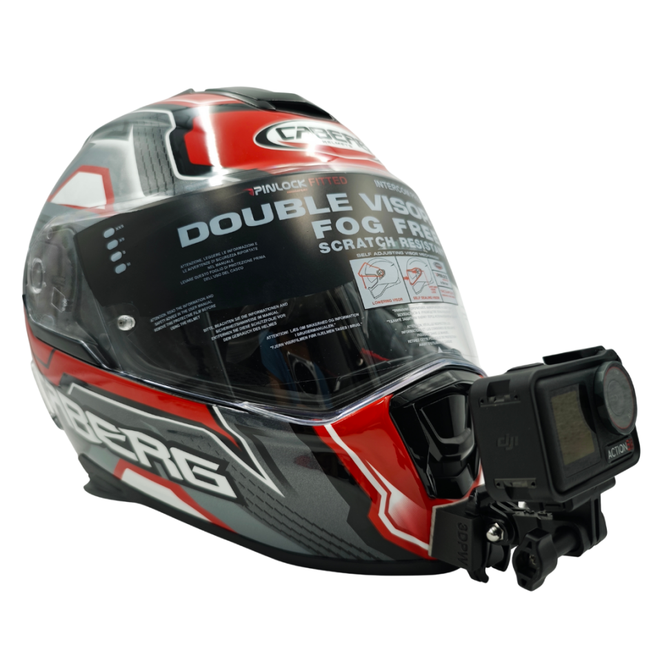 CABERG Drift Evo Kask uyumlu chinmount aksiyon kamera çene bağlantı aparatı seti