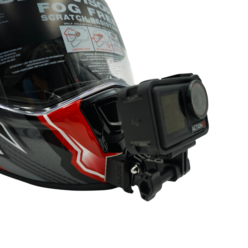 CABERG Drift Evo Kask uyumlu chinmount aksiyon kamera çene bağlantı aparatı seti