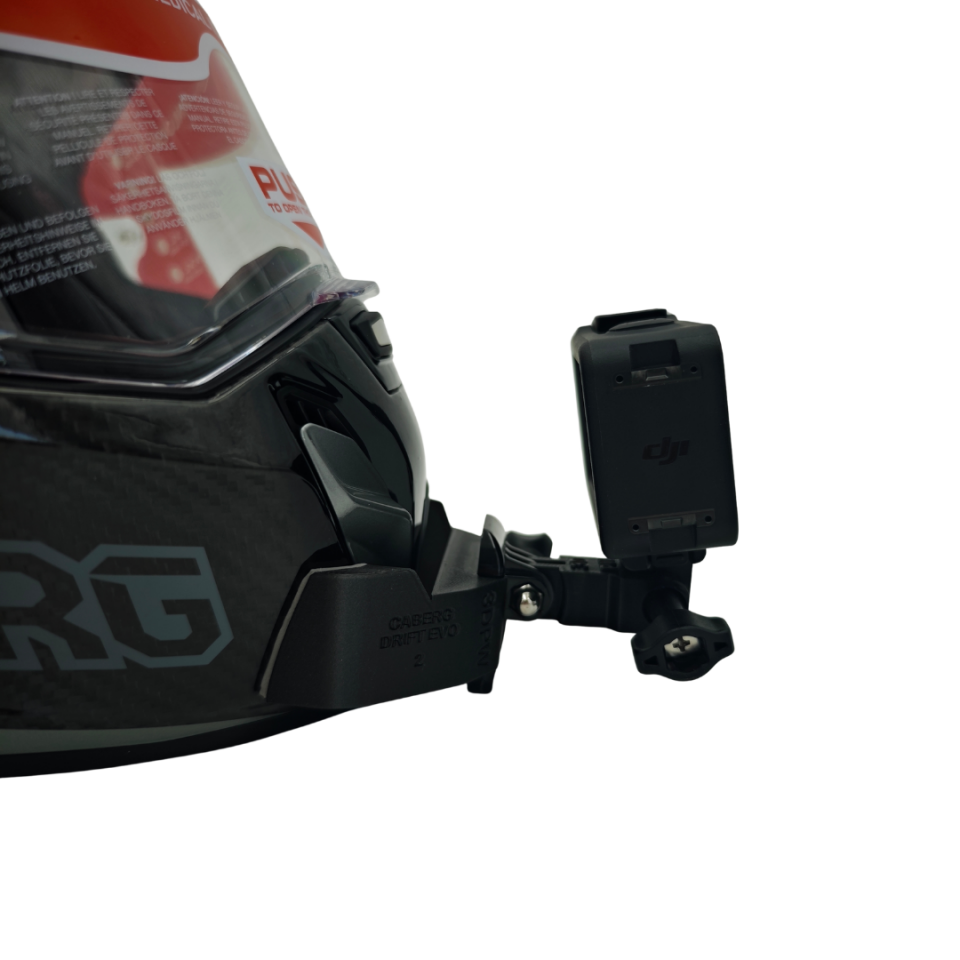 CABERG Drift Evo 2 Kask uyumlu chinmount aksiyon kamera çene bağlantı aparatı seti