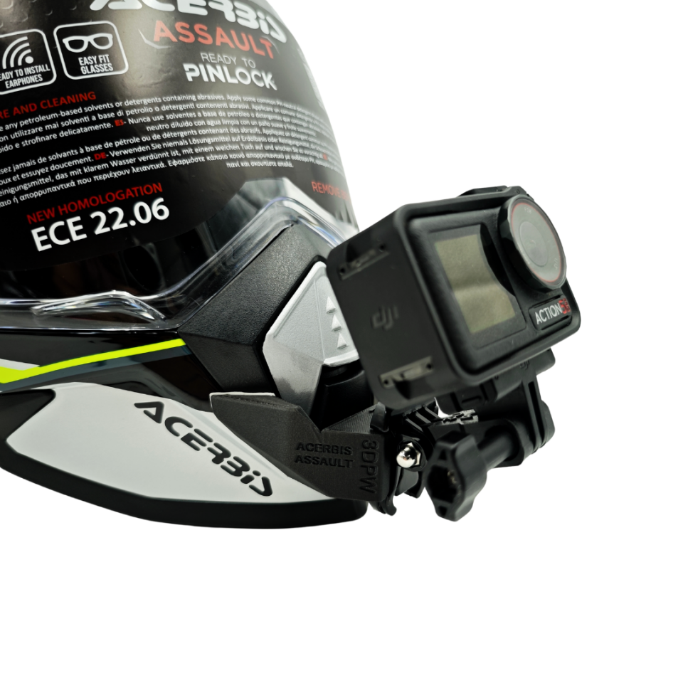 ACERBIS Assault Kask uyumlu chinmount aksiyon kamera çene bağlantı aparatı seti