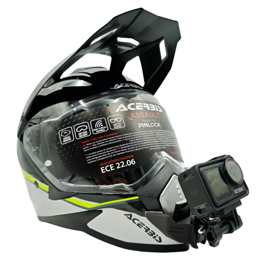 ACERBIS Assault Kask uyumlu chinmount aksiyon kamera çene bağlantı aparatı seti