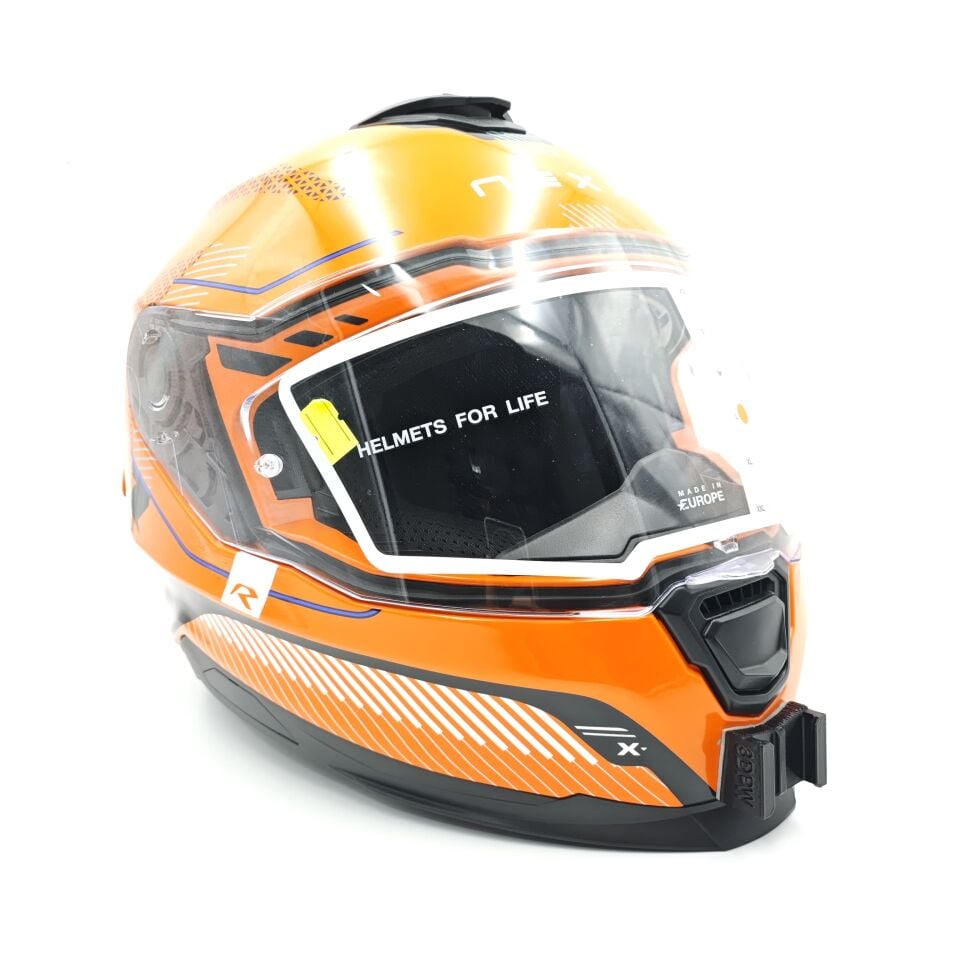 NEXX Y100R Kask uyumlu chinmount aksiyon kamera çene bağlantı aparatı seti