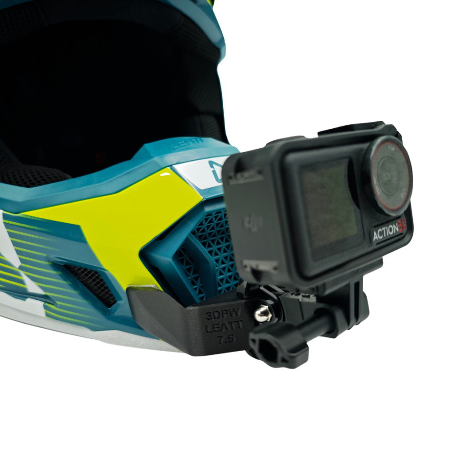 LEATT 7.5 Kask uyumlu chinmount aksiyon kamera çene bağlantı aparatı seti
