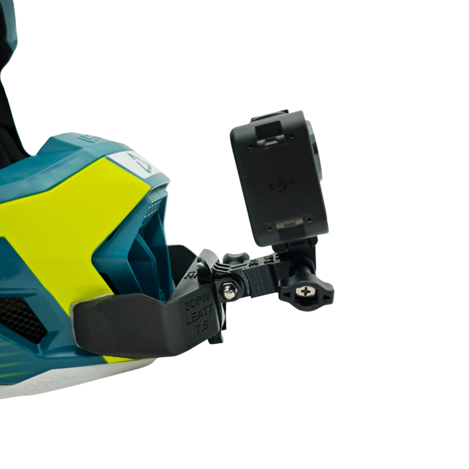 LEATT 7.5 Kask uyumlu chinmount aksiyon kamera çene bağlantı aparatı seti