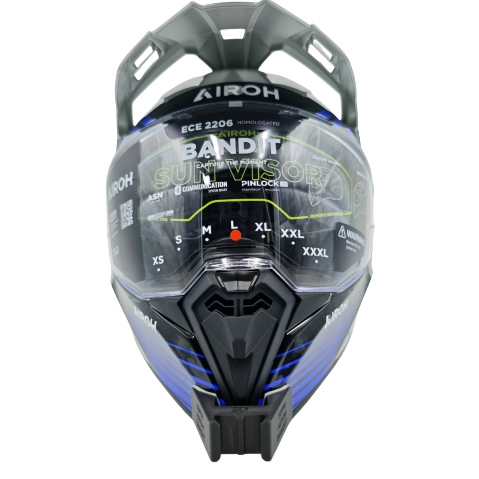 Airoh Bandit Kask uyumlu chinmount aksiyon kamera çene bağlantı aparatı seti