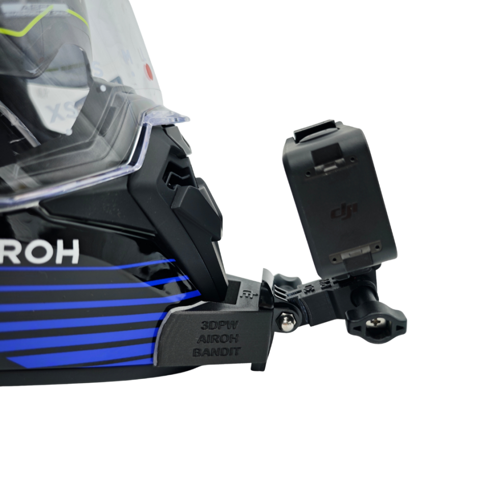 Airoh Bandit Kask uyumlu chinmount aksiyon kamera çene bağlantı aparatı seti