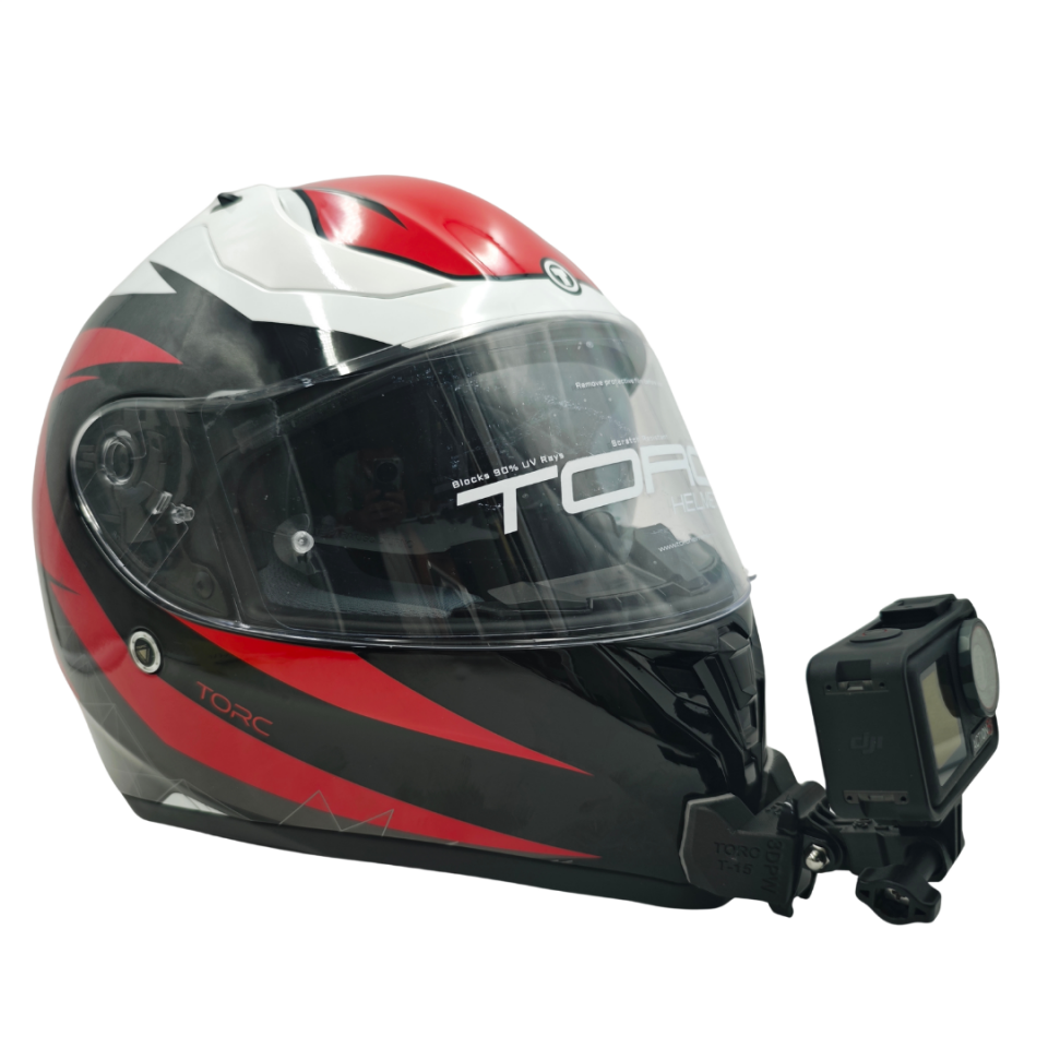 TORC T-15 Kask uyumlu chinmounts aksiyon kamera çene bağlantı aparatı seti