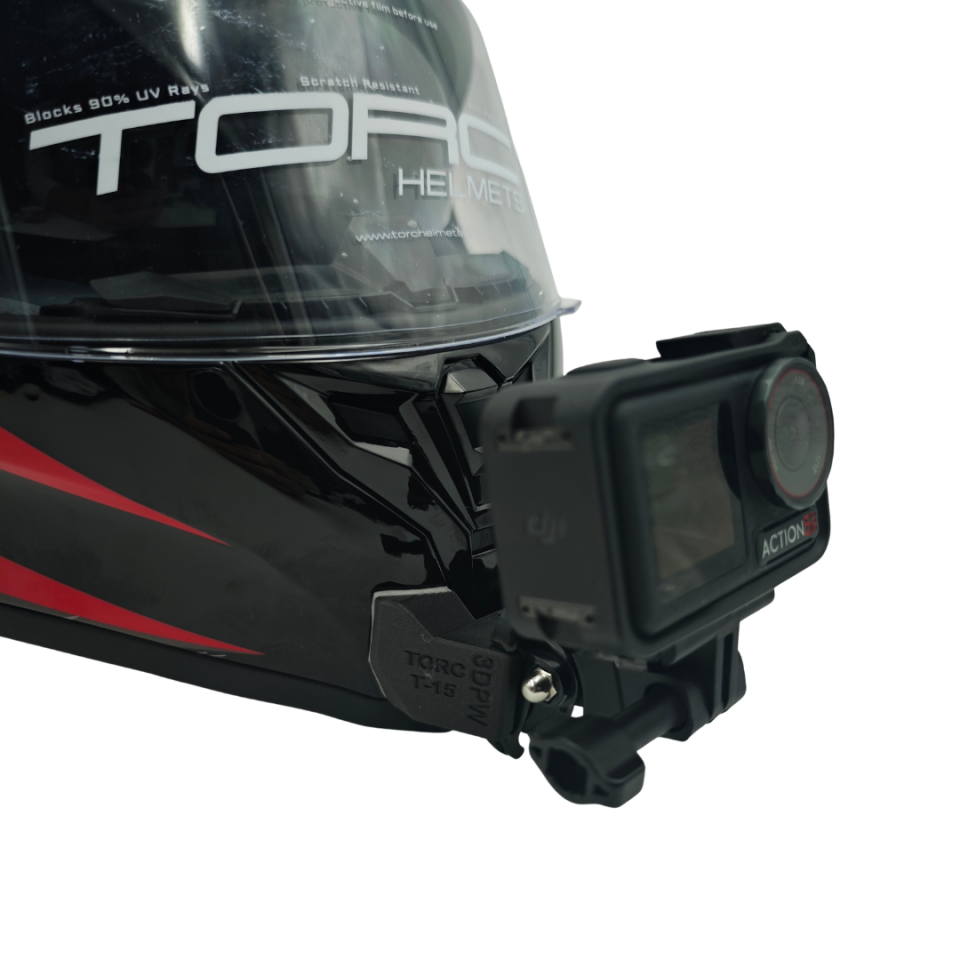 TORC T-15 Kask uyumlu chinmounts aksiyon kamera çene bağlantı aparatı seti
