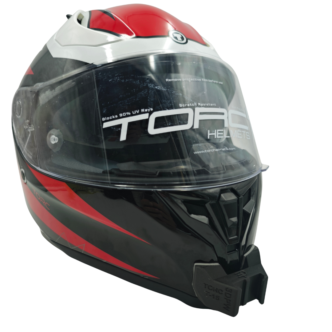 TORC T-15 Kask uyumlu chinmounts aksiyon kamera çene bağlantı aparatı seti