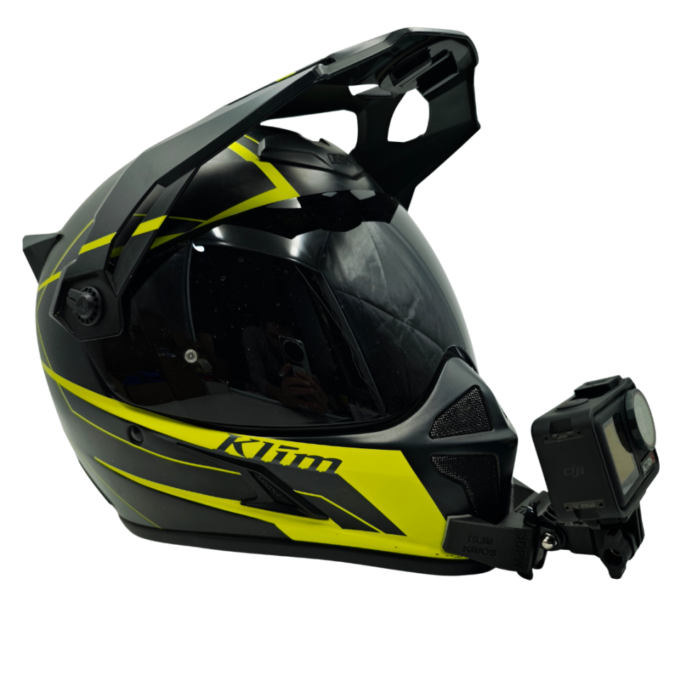 KLIM KRIOS Kask uyumlu chinmount aksiyon kamera çene bağlantı aparatı seti