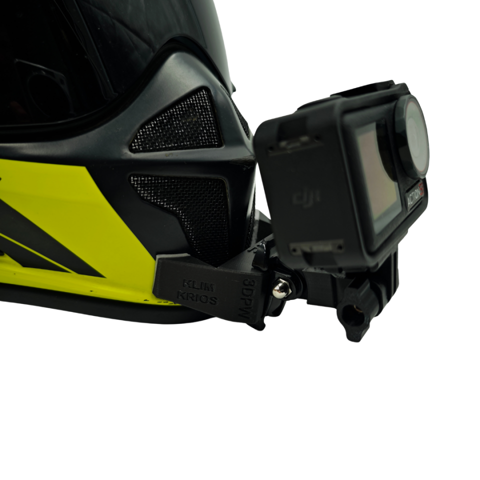KLIM KRIOS Kask uyumlu chinmount aksiyon kamera çene bağlantı aparatı seti